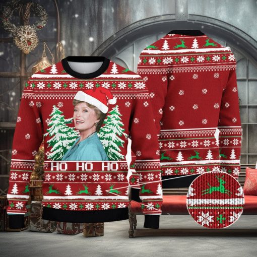 The Golden Girls Blanche Devereaux Christmas 3D All Over Printed Ugly Christmas Sweater