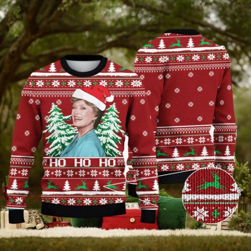 The Golden Girls Blanche Devereaux Christmas 3D All Over Printed Ugly Christmas Sweater