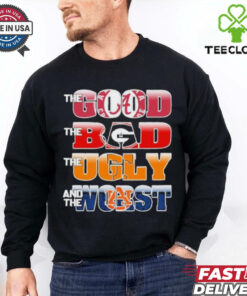 The Good Alabama Crimson Tide The Bad Georgia Bulldogs The Ugly Tennessee And The Worst Auburn Tigers Shirt