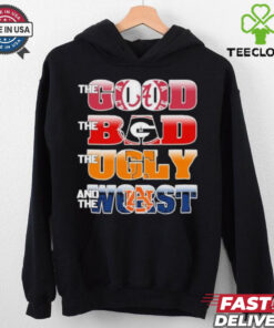The Good Alabama Crimson Tide The Bad Georgia Bulldogs The Ugly Tennessee And The Worst Auburn Tigers Shirt