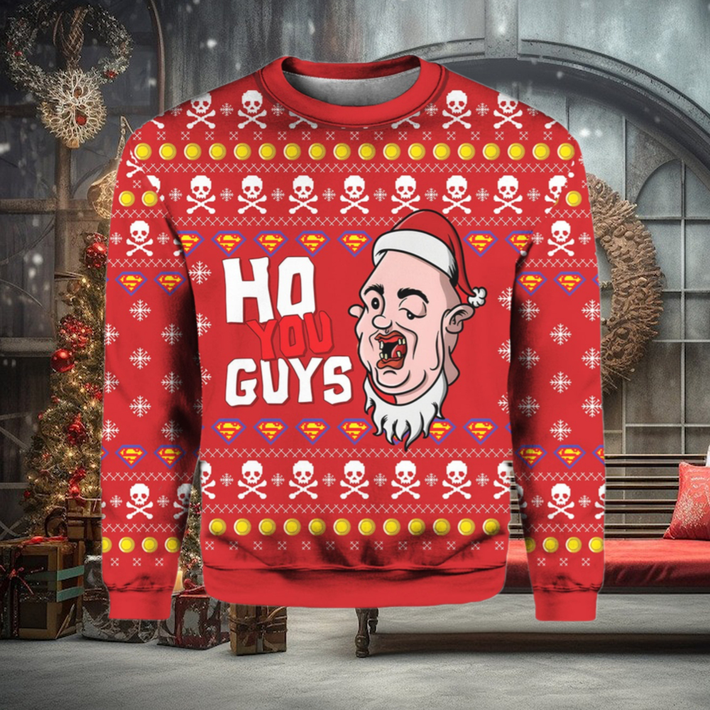 The Goonies Ho You Guys Ugly Christmas Sweater The Goonies Ho You Guys Ugly Christmas Sweater