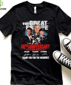 The Great Escape 60th Anniversary 1963 – 2023 Thank You For The Memories T Shirt