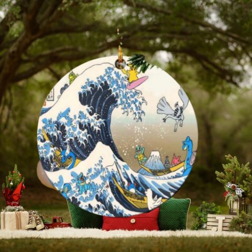 The Great Wave Japan Pokemon Fan Gifts Perfect Gift For Holiday Ornament