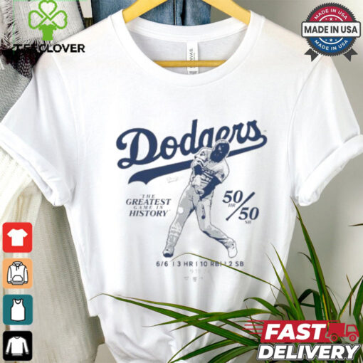 The Greatest Game In History Shohei Ohtani Los Angeles Dodgers 6 for 6 T Shirt