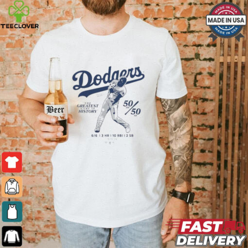 The Greatest Game In History Shohei Ohtani Los Angeles Dodgers 6 for 6 T Shirt
