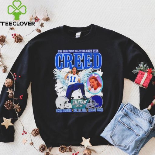 The Greatest Halftime show ever Creed Halftime show Texas Stadium Nov 22 2001 Dallas Texas graphic hoodie, sweater, longsleeve, shirt v-neck, t-shirt