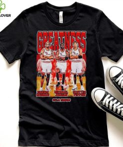 The Greatness Dennis Rodman Michael Jordan Scottie Pippen Graphic Shirt