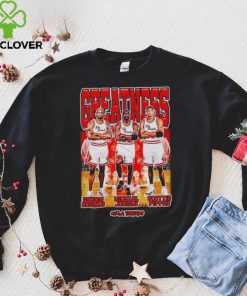 The Greatness Dennis Rodman Michael Jordan Scottie Pippen Graphic Shirt