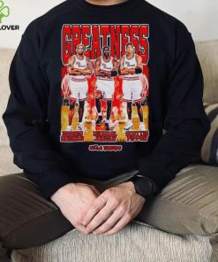 The Greatness Dennis Rodman Michael Jordan Scottie Pippen Graphic Shirt