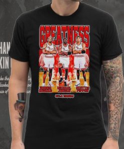 The Greatness Dennis Rodman Michael Jordan Scottie Pippen Graphic Shirt