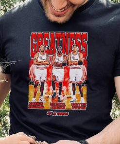 The Greatness Dennis Rodman Michael Jordan Scottie Pippen Graphic Shirt