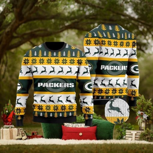 The Green Bay Packers Football Team Christmas Ugly Sweater