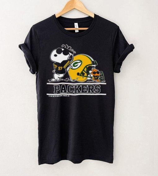 The Green Bay Packers Joe Cool And Woodstock Snoopy Mashup hoodie, sweater, longsleeve, shirt v-neck, t-shirt