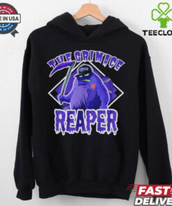 The Grimace Reaper Queens baseball parody MLB shirt