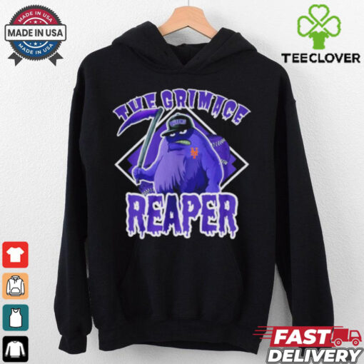 The Grimace Reaper Queens baseball parody MLB hoodie, sweater, longsleeve, shirt v-neck, t-shirt