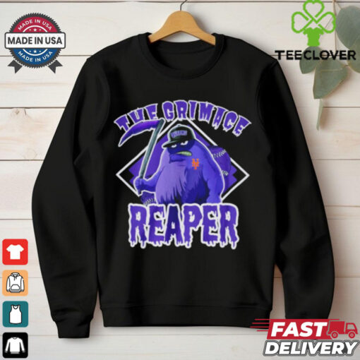 The Grimace Reaper Queens baseball parody MLB hoodie, sweater, longsleeve, shirt v-neck, t-shirt