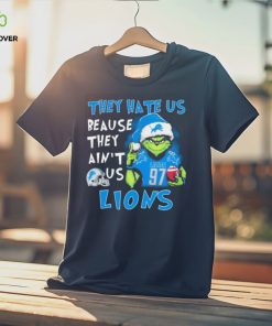 The Grinch Aidan Hutchinson They Hate Us Because Ain’t Us Detroit Lions Christmas Shirt