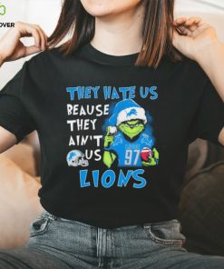 The Grinch Aidan Hutchinson They Hate Us Because Ain’t Us Detroit Lions Christmas Shirt