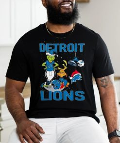 The Grinch And Dog Detroit Lions Christmas 2023 Shirt