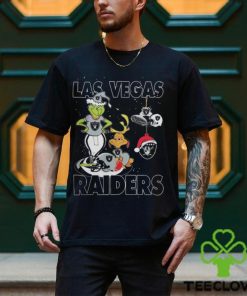 The Grinch And Dog Las Vegas Raiders Christmas 2023 Shirt