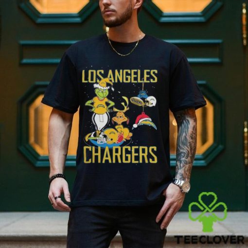 The Grinch And Dog Los Angeles Chargers Christmas 2023 Shirt