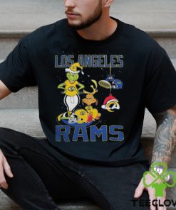 The Grinch And Dog Los Angeles Rams Christmas 2023 Shirt