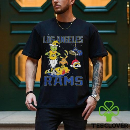 The Grinch And Dog Los Angeles Rams Christmas 2023 Shirt