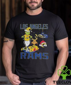 The Grinch And Dog Los Angeles Rams Christmas 2023 Shirt