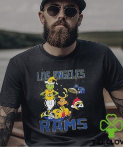 The Grinch And Dog Los Angeles Rams Christmas 2023 Shirt