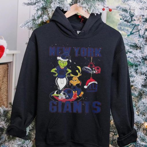 The Grinch And Dog New York Giants Ornament Christmas 2023 Shirt