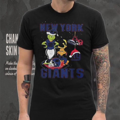 The Grinch And Dog New York Giants Ornament Christmas 2023 Shirt