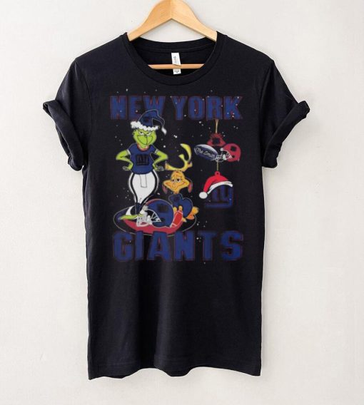 The Grinch And Dog New York Giants Ornament Christmas 2023 Shirt