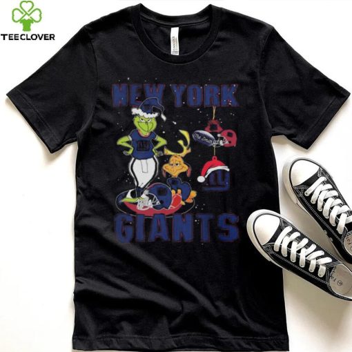 The Grinch And Dog New York Giants Ornament Christmas 2023 Shirt