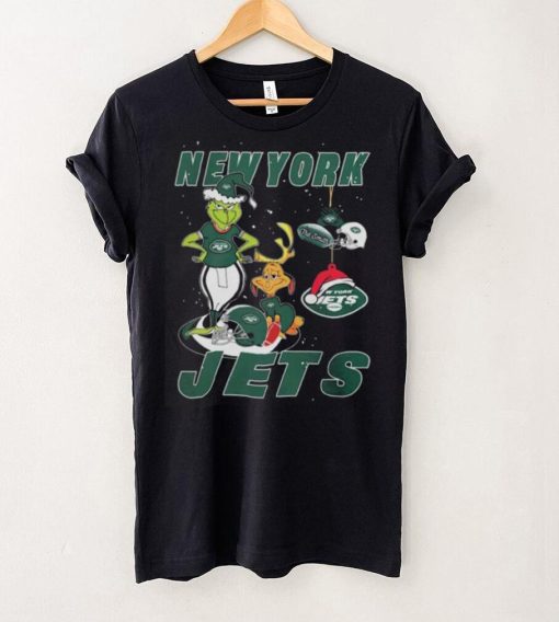 The Grinch And Dog New York Jets Ornament Christmas 2023 Shirt