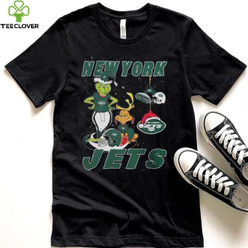 The Grinch And Dog New York Jets Ornament Christmas 2023 Shirt