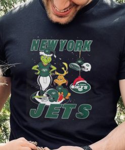 The Grinch And Dog New York Jets Ornament Christmas 2023 Shirt