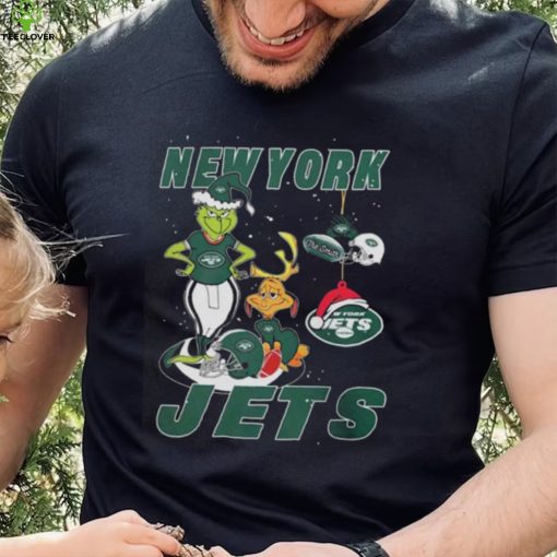 The Grinch And Dog New York Jets Ornament Christmas 2023 Shirt