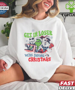 The Grinch And Friends Get In Loser We’re Saving Christmas 2024 Shirt 3 The Grinch And Friends Get In Loser We’re Saving Christmas 2024 Shirt