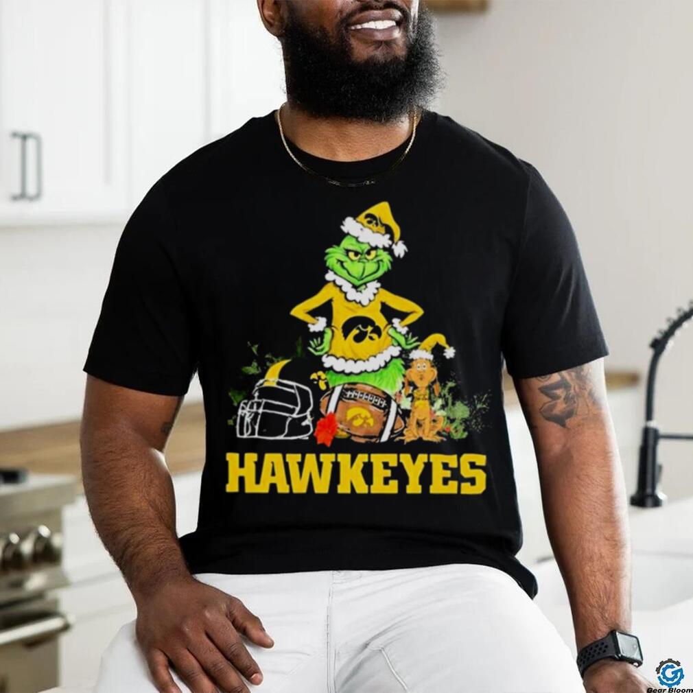The Grinch And Iowa Hawkeyes Christmas shirt The Grinch And Iowa Hawkeyes Christmas shirt