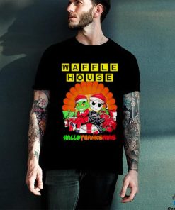 The Grinch And Jack Skellington Waffle House Hallothanksmas 2023 Shirt