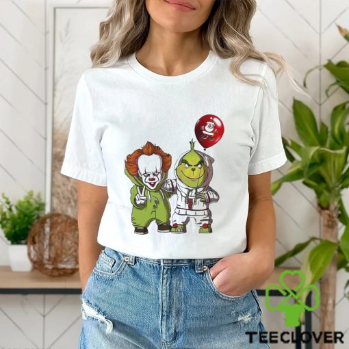 The Grinch And Pennywise Halloween Shirt