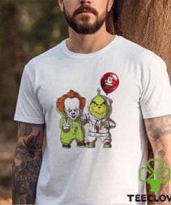 The Grinch And Pennywise Halloween Shirt