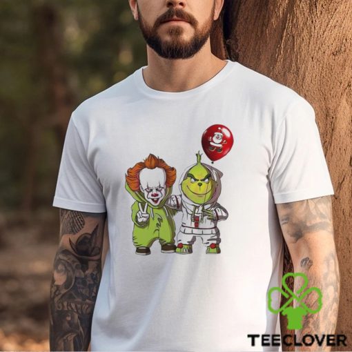 The Grinch And Pennywise Halloween Shirt