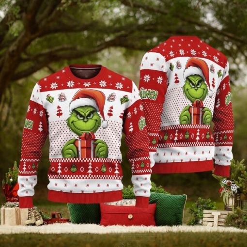 The Grinch Art Gift Ugly Christmas Sweater Funny Christmas Gift