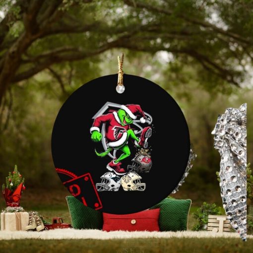 The Grinch Atlanta Falcons Stomp On NFL Teams Christmas Ornament