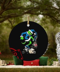 The Grinch Carolina Panthers Stomp On NFL Teams Christmas Ornament