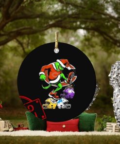 The Grinch Chicago Bears Stomp On NFL Teams Christmas Ornament