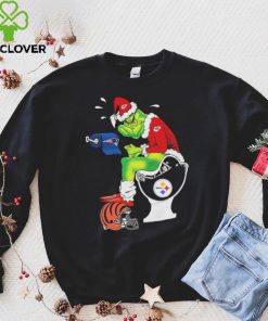 The Grinch Chiefs Shit On Toilet Steelers And Other Teams Bengals, Patriots Shirt