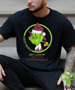 The Grinch Christmas I Hate People But I Love My Arizona Cardinals Shirt