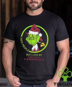 The Grinch Christmas I Hate People But I Love My Arizona Cardinals Shirt